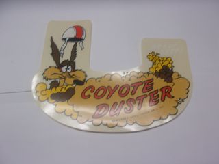 COYOTE DUSTER AIR CLEANER DECAL