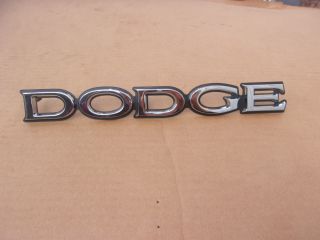 1979-85 DODGE HOOD NAMEPLATE