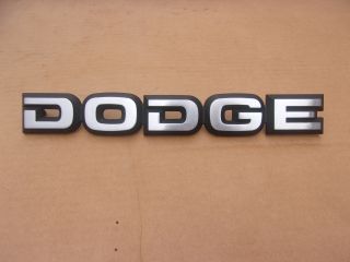 1986-93 DODGE HOOD NAMEPLATE