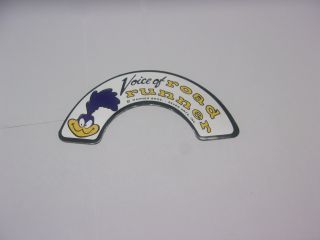 VOICE OF THE ROAD RUNNER HORN DECAL