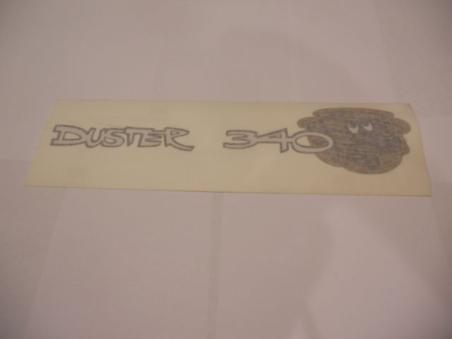 70-72 DUSTER 340 CLOUD REAR BODY PANEL DECAL