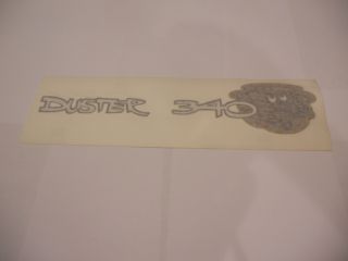 70-72 DUSTER 340 CLOUD REAR BODY PANEL DECAL