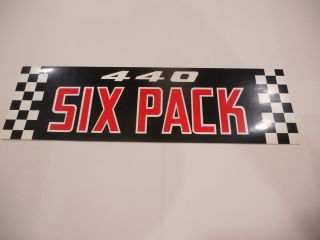 1971 DODGE 440 SIX PACK AIR CLEANER DECAL