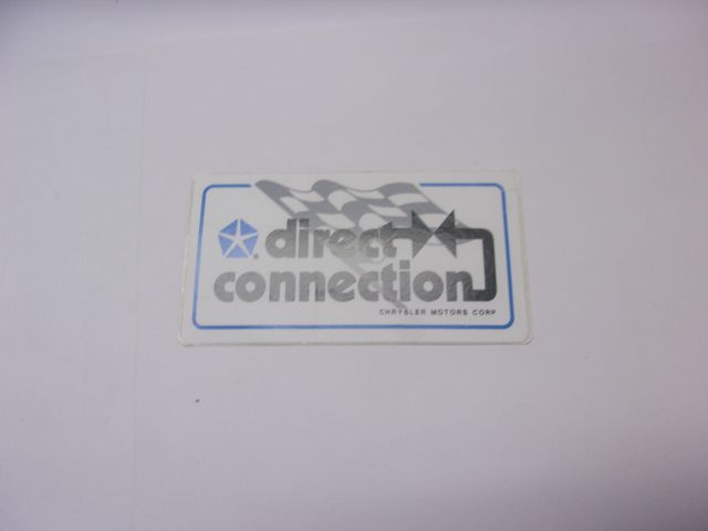 DIRECT CONNECTION SMALL DECAL