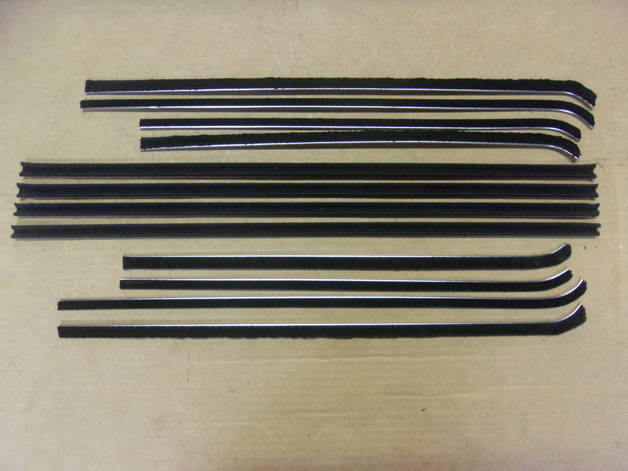 55-56 DESOTO/CHRYSLER 4 DOOR SEDAN BELT CATWHISKERS