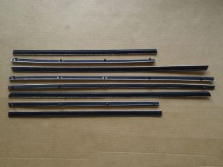 1960-62 4 DOOR SEDAN VALIANT/ LANCER BELT WEATHERSTRIPS CATWHISKER SET