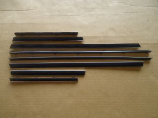 67-69 BARRACUDA CONV COMPLETE SET BELT WEATHERSTRIPS (FUZZIES)