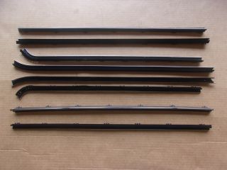 1968-70 Dodge Charger Belt Weatherstrip Catwhisker Set