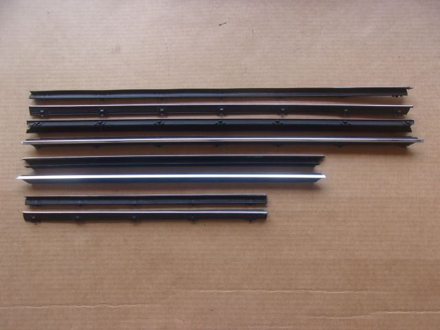 1969-70 B-Body CONVERTIBLE Belt Weatherstrip Catwhisker Set