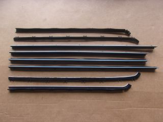 70-72 DART/ SCAMP 2 DOOR HARDTOP BELT WEATHERSTRIP CATWHISKER SET