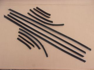 1971 1972 Charger Belt Weatherstrip Catwhisker Set