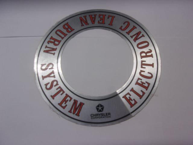 ELECTRONIC LEAN BURN SYSTEM DECAL