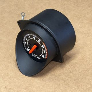 1970-1974 E BODY NON RALLY DASH TACHOMETER, REPLACES BLANK OR CLOCK