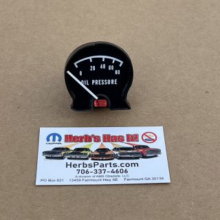 68-70 B BODY RALLYE OIL PRESSURE GAUGE