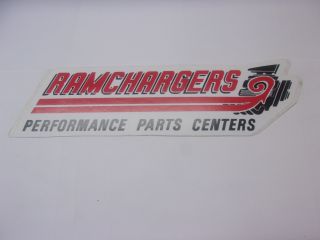 RAMCHARGERS DECAL