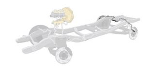 1966 - 1969 B-BODY REAR AXLE BRAKE LINE (W/8 3/4" AXLE)