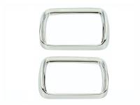 67 BARRACUDA FRONT MARKER BEZELS