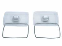 67 BARRACUDA FRONT PARKING LIGHT LENSES