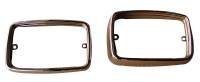 70-72 DUSTER FRONT MARKER LIGHT BEZELS