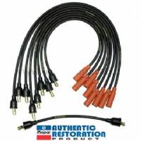 SPARK PLUG WIRE SET FOR A-BODY, B-BODY & C-BODY 1967 273 & 318 ENGINES, DATE CODED 3RD QTR 1966