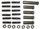 67-69 A-BODY HP 383/440 EXHAUST MANIFOLD FASTENER KIT.