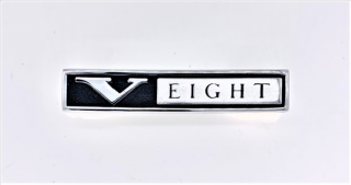 1967 FENDER NAMEPLATE "V-EIGHT"